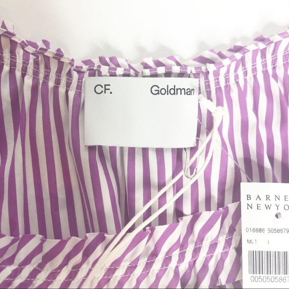 NWT CF Goldman Colorful MultiStripe Maxi Dress 8 - Picture 12 of 13